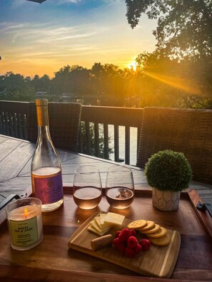 Grab Your Favorite Drink and Enjoy the Sunset.