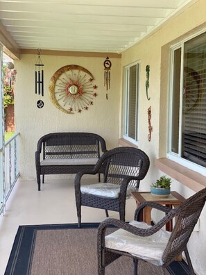 Front Porch is a great place to relax and soak in the Cocoa Beach Lifestyle.