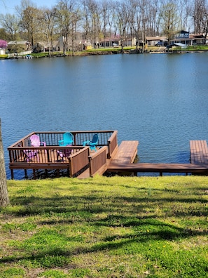 Private boat dock and deck