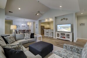 Living room open floor plan