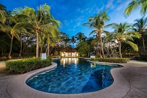 shared pool at twilight