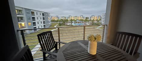 Porch pool view