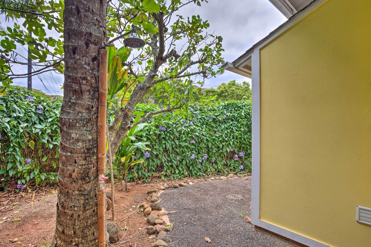 ‘Hale Iki’ Kapa’a Cottage – 1 Block to Beach!