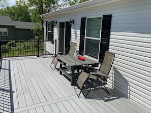 Deck Space outside master BR