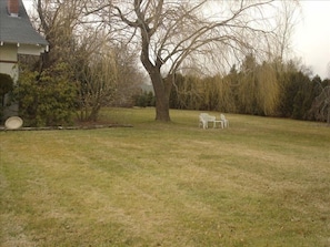 Large yard spaces around entire house