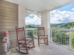 Easy Living - Take a moment for yourself to sit in one of the relaxing porch chairs and breathe in deeply of the fresh air, cool beverage in hand.