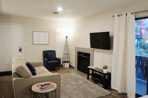 Living Area w/ sliding door