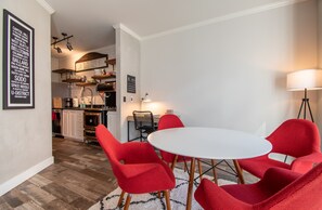 Dining area & work desk