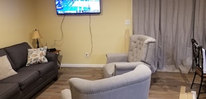 55 inch TV Living room 2 Recliners