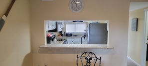 Pass through Window to Kitchen