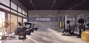 Fitnessbereich