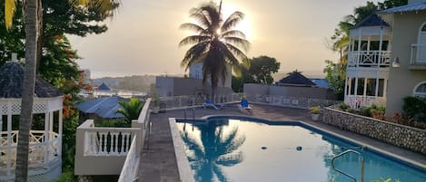 Pool View from the Balcony!