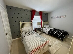 Kids room Mickey themed -Twin beds