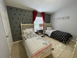 Kids room Mickey themed -Twin beds