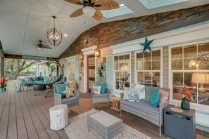 Large covered front porch
