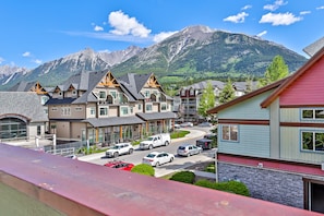 Views from your private balcony of Mt. Lady MacDonald, Bald Eagle Peak and more!