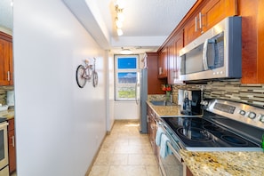 Fully equipped kitchen (no dishwasher)