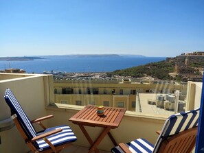 Balcony. Cushions for the chairs