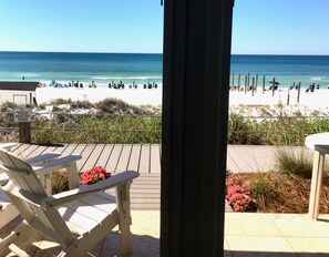 View from inside the condo