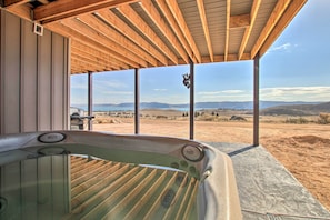 Private Exterior Space | Hot Tub | Mountain Views