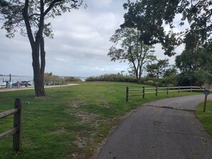 Steps to community beach