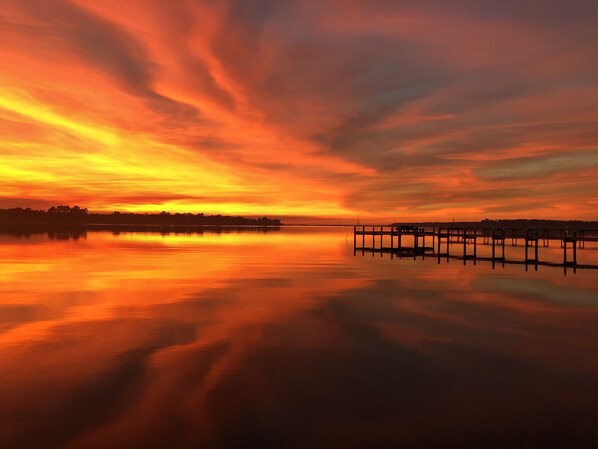 Sunset on East Bay.