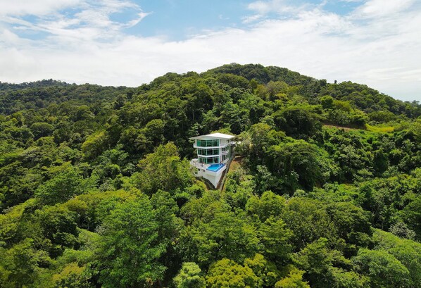 Aerial View of the house