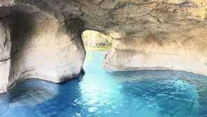 Pool. Inside pool cave