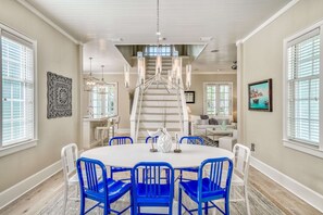 Stunning dining area with seating for 8