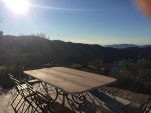 Terrace in front of the house