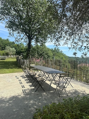 Terrace next to the house