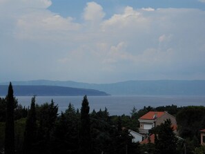 Vue sur la plage ou l’océan