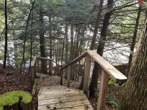 Stairs to waterfront