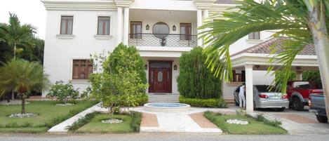 External view of the building. principle