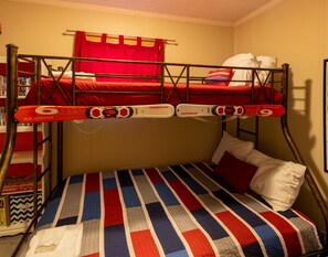 Third bedroom features a queen bunk bed for ultimate relaxation and comfort!