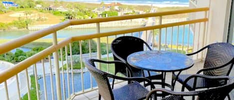 View From Balcony | Oceanfront Condo CC6 in Ocean Creek Resort, Myrtle Beach