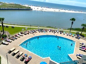 Private Pool for Guests of Tower South, Where Unit CC is Located