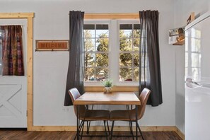 Start off your day by looking at a view while dining.