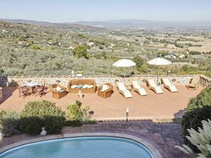 Water, Sky, Property, Plant, Azure, Swimming Pool, Tree, Building, Landscape, Residential Area