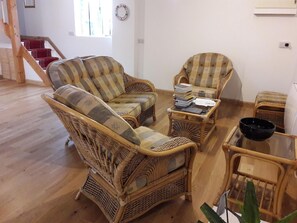 Living area. The open-plan lounge area