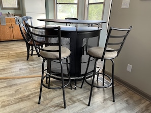 Mini bar with stools