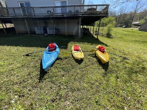 Use of kayaks included in rental!