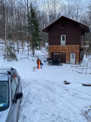 Winter sled fun