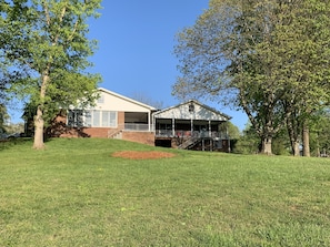 This is a view of the back of the house.