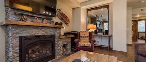 Hardwood, Flooring, Indoors, Living Room, Room