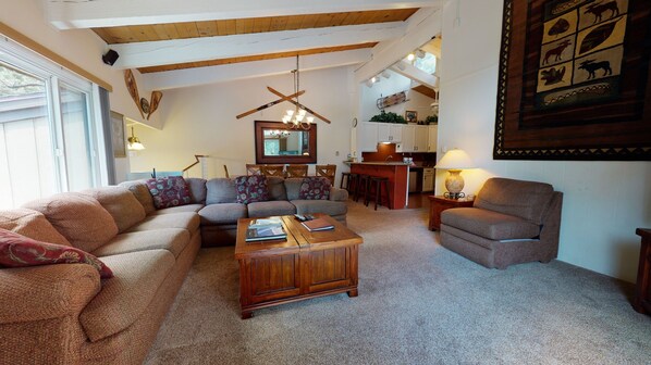Indoors, Room, Living Room, Flooring, Couch
