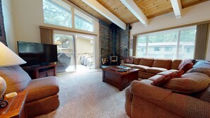 Indoors, Living Room, Room, Flooring, Couch