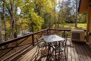 Deck overlooking River