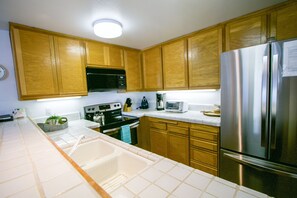 Indoors, Room, Kitchen, Refrigerator, Oven