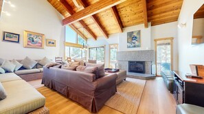 Indoors, Home Decor, Hardwood, Furniture, Living Room